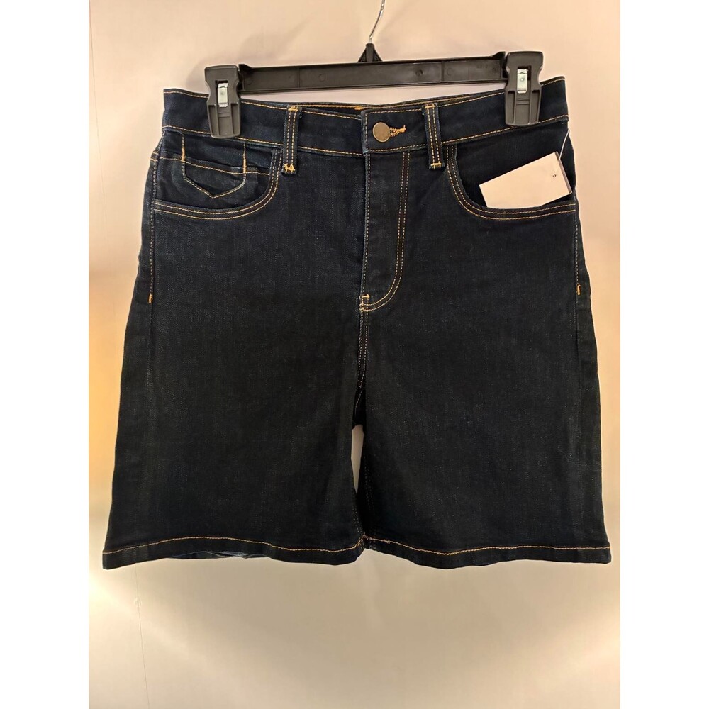 A.N.A. A New Approach Denim Shorts Womens 6‎ Dark Wash Mid Rise Stretch Casual